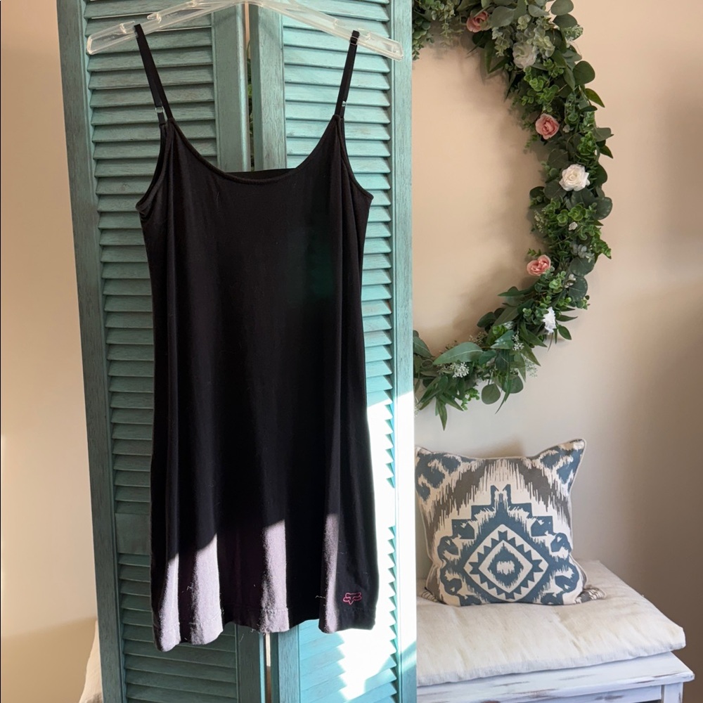 Fox Black Mini Dress